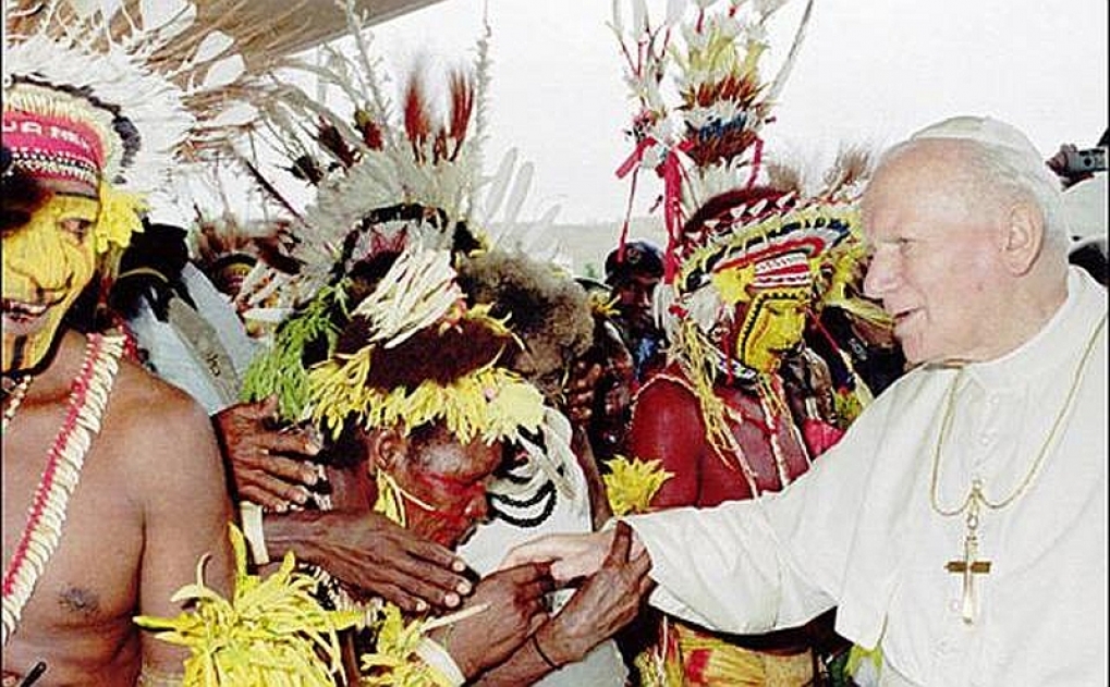 John Paul II in PNG 1984